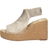 Sandalen - Effen - Imitatieleer - Riemsluiting - Sleehak