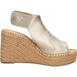 Sandalen - Effen - Imitatieleer - Riemsluiting - Sleehak