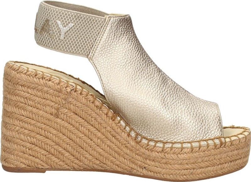 Sandalen - Effen - Imitatieleer - Riemsluiting - Sleehak