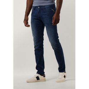 Replay - Slimfit Jeans - Blauw - Katoen - Power Stretch