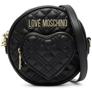 Love Moschino Jc4067pp1h, schoudertas voor dames, 17 x 17 x 5 cm, Zwart, 17X17X5