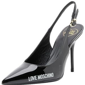 Love Moschino JA10149G1HIH0000 damessandalen, zwart, 38 EU, Nero, 38 EU