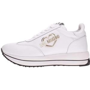 Love Moschino Ja15074g1h Sneakers voor dames, Wit.