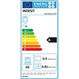 Indesit | IS67IQ8CCX/FR | Vrijstaand fornuis | Inductiekookplaat zones | Roestvrijstaal | A