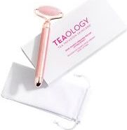 Teaology Rose Quartz Vibrerende Gezichtsroller - Rose quartz roller gezichtsverzorging - Elektrische jade roller - 1 stuk