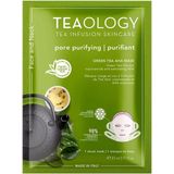 Teaology - Green Tea AHA + BHA Mask - Gezichts- en Halsmasker - Groene Thee-infusie - Exfoliërende Extracten