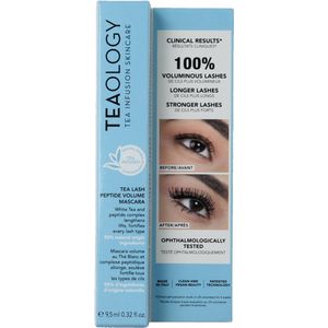 Teaology - Tea Lash Volume Peptide Mascara - Mascara - Zwart - 9.5 g