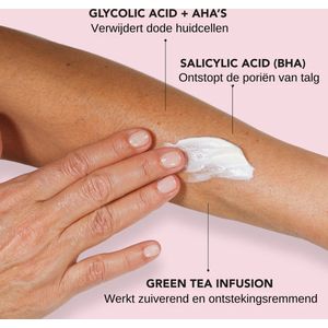 Teaology Green Tea Glycolic Body Cream 260 ml