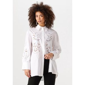 Twinset, Dames, Blouses & Shirts, Wit, Maat: XS Katoen,