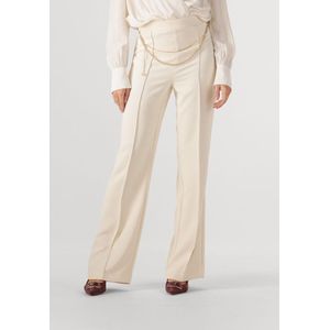Twinset - Witte Broek - Dames - Met Kettingtailleband
