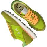 Sun68 Ally Solid Nylon Lage sneakers - Dames - Groen - Maat 41