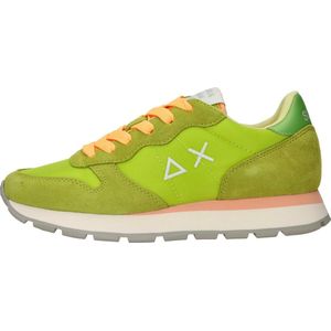 SUN68 Ally Solid Nylon Sneaker - Vrouwen - Groen - Maat 36