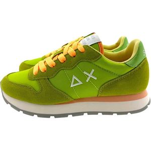 SUN68 Ally Solid Nylon Sneaker - Vrouwen - Groen - Maat 40