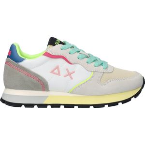 Sun68 Ally Color Explosion Lage sneakers - Dames - Wit - Maat 38