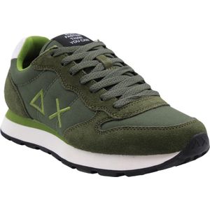 Sun68 Tom Solid Nylon Men Lage sneakers - Heren - Groen