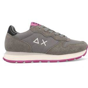 Sun68 - Ally Solid Nylon - Sneakers - Zwart - Leer