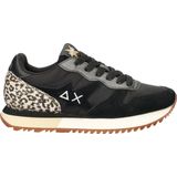 Sun 68 Stargirl Animal dames sneaker - Zwart