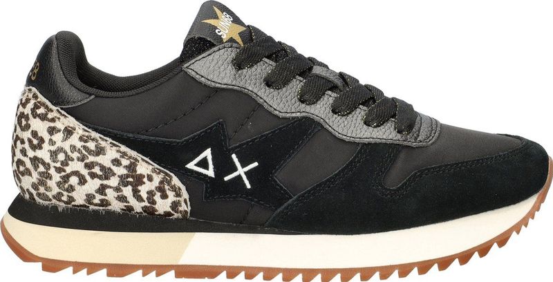 Sun68 - Stargirl Animal - Sneakers - Dierenprint - Leer