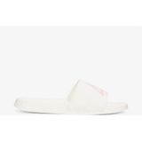 Sun68 - Witte Slippers - Rubber - Roze Logo