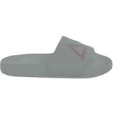 Sun68 - Witte Slippers - Rubber - Roze Logo