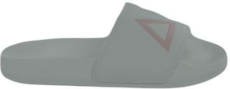 Sun68 - Witte Slippers - Rubber - Roze Logo