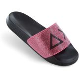Sun68 - Logo Slippers - Roze - 100% Polyurethaan