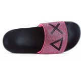 Sun68 - Logo Slippers - Roze - 100% Polyurethaan