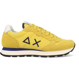 Sun68 - Tom Solid - Sneakers - Geel - Leer/Textiel/Polyurethaan