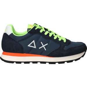 Sun68 - Blauwe Lage Sneakers voor Heren
