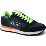 Sun68 - Blauwe Lage Sneakers voor Heren