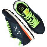 Sun68 - Blauwe Lage Sneakers voor Heren