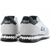SUN68 - Tom Snake - Sneakers - Wit - Leer - Textiel