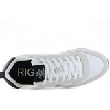 SUN68 - Tom Snake - Sneakers - Wit - Leer - Textiel