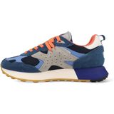 Sun68 - Veelkleurig - Suède - Outdoor Sneakers in Donkerblauw