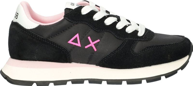 Sun 68 - Ally Solid Nylon - Dames Sneaker - Zwart - Nylon