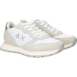SUN68 - Ally Gold Silver - Sneakers - Wit - Glitter - Uitneembaar Voetbed
