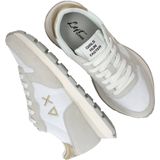SUN68 - Ally Gold Silver - Sneakers - Wit - Glitter - Uitneembaar Voetbed
