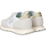 SUN68 - Ally Gold Silver - Sneakers - Wit - Glitter - Uitneembaar Voetbed