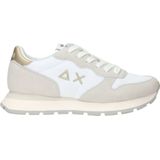 SUN68 - Ally Gold Silver - Sneakers - Wit - Glitter - Uitneembaar Voetbed