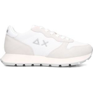 Sun68 Ally Glitter Sneakers - Dames - Wit - Glitterdetails - Rubberen Zool