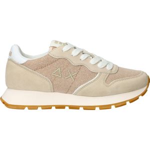 Sun68 - Ally Solid Nylon Sneakers - Beige - Nylon/Nubuck