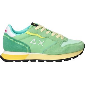 SUN68 Sneakers - Groene Ally Color Explosion met Geeltinten