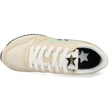Sun68 - Stargirl Glitter-Logo - Sneakers - Crèmewit - Vrouwen