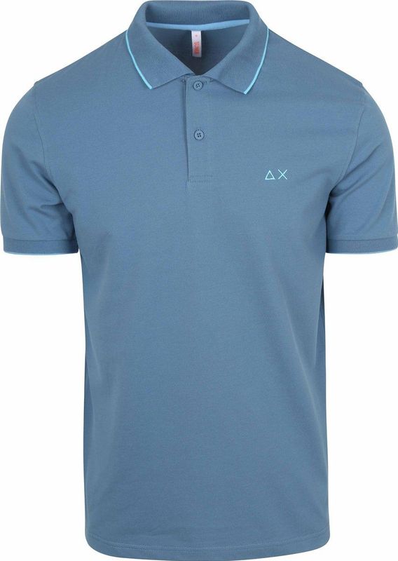 Sun68 - Poloshirt - Donkerblauw - Modern-Fit