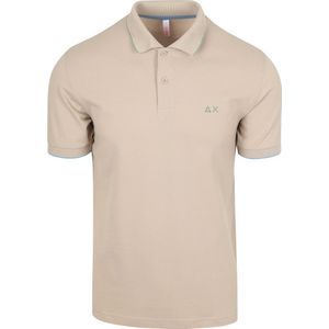 Sun68 - Poloshirt - Grijs-Beige - Katoen/Elasthaan