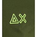 Sun68 - Poloshirt - Groen - Logo Fluo Army