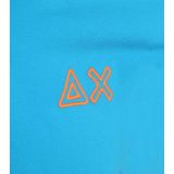 Sun68, Heren, Tops, Blauw, Maat: S Katoen,