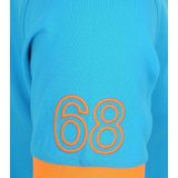 Sun68, Heren, Tops, Blauw, Maat: S Katoen,