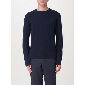 Sun68 - Casual Knitwear - T-shirt - Blauw - Katoen