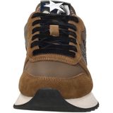 Sun68 - Stargirl - Sneakers - Donkerbruin - Glitter logo - Laag